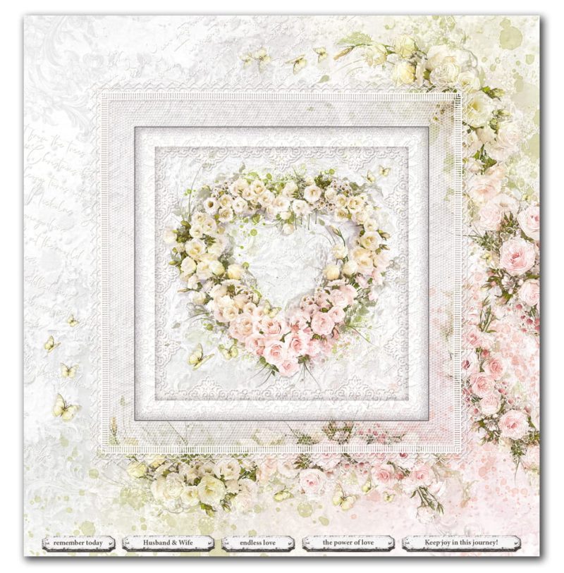 Romantic Moments Zestaw - Margaret - 30,5 x 30,5 cm - obrazek 5