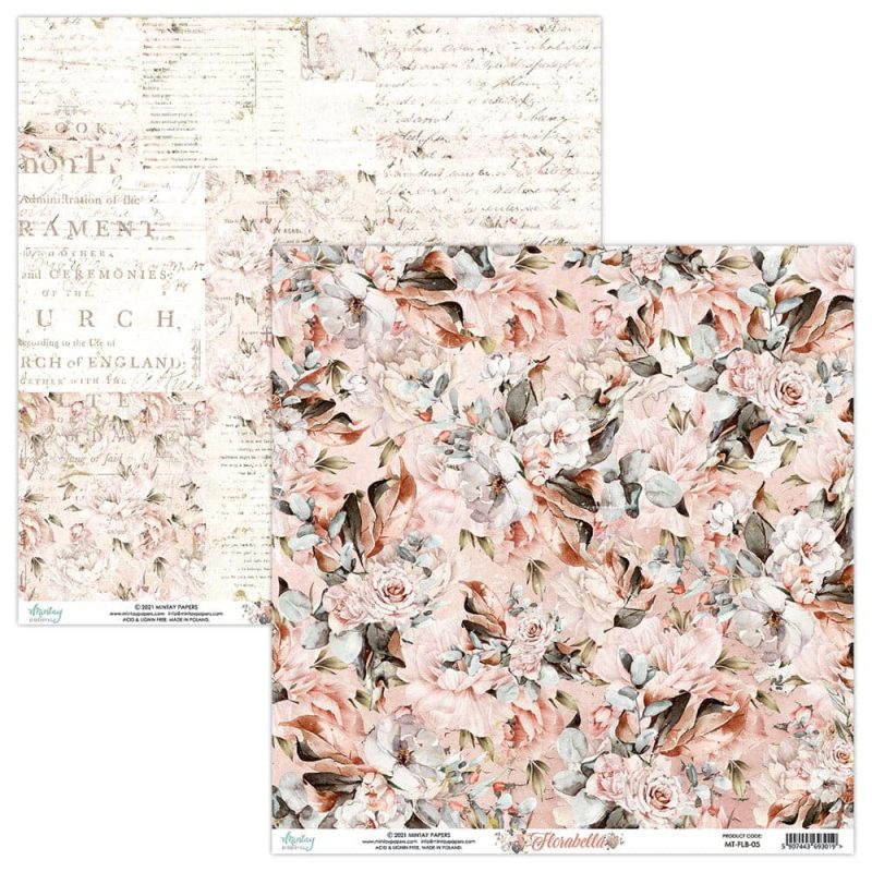 Papier 30,5 x 30,5 MINTAY - Florabella 05