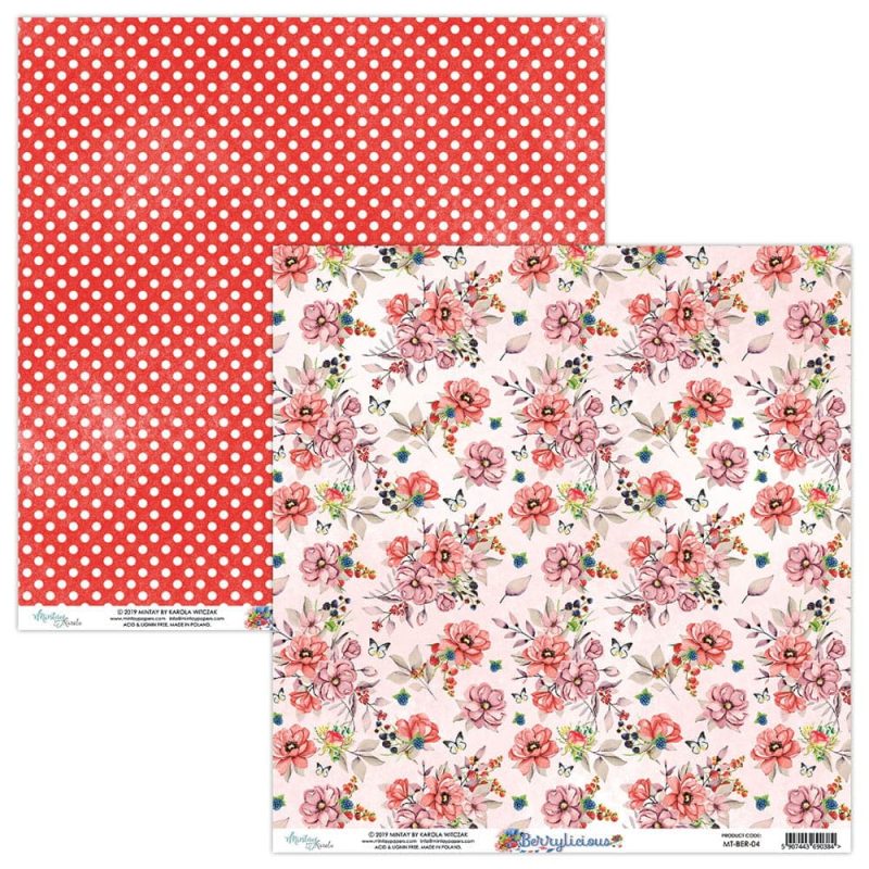 Zestaw papierów 30,5 x 30,5 MINTAY - Berrylicious - obrazek 5