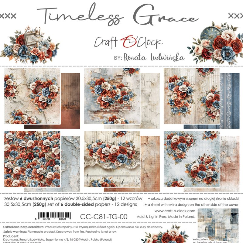 Timeless Grace Zestaw Craft O'Clock 30,5x30,5 cm
