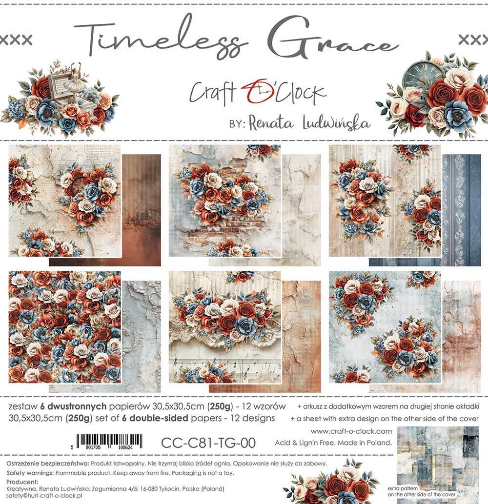 Timeless Grace Zestaw Craft O'Clock 30,5x30,5 cm